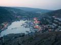 Вид на вечернюю Балаклаву с Генуэзской крепости (25 минут езды на машине от дома)